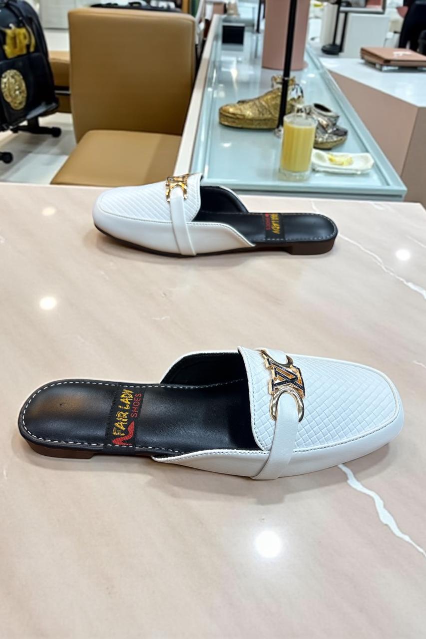 Croc Luxe Slip Ladies back open slipper