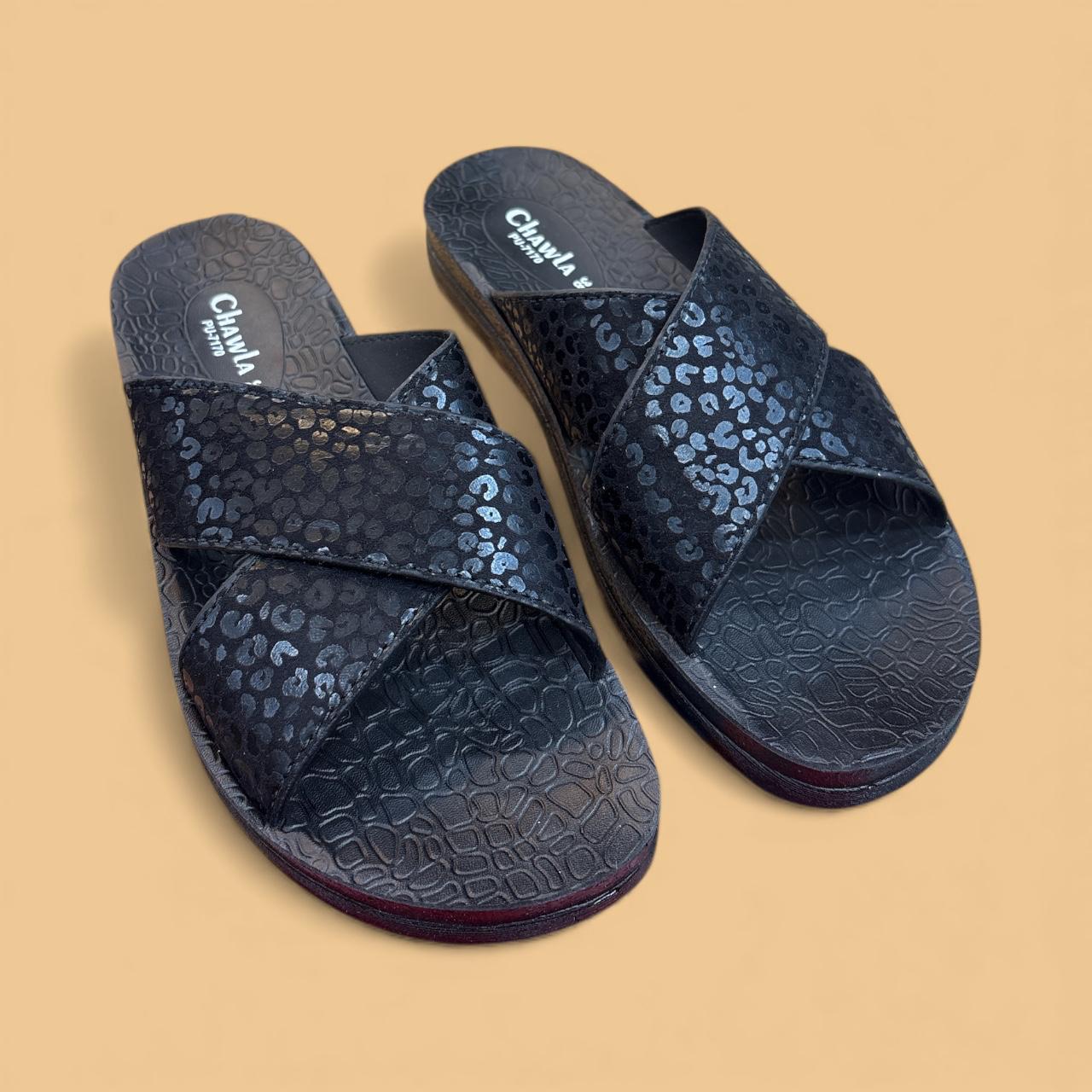 Black Ember ladies chapal